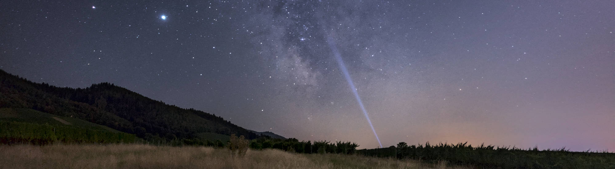 Milchstraße im August 2020, fotografiert mit der Sony RX100 IV.