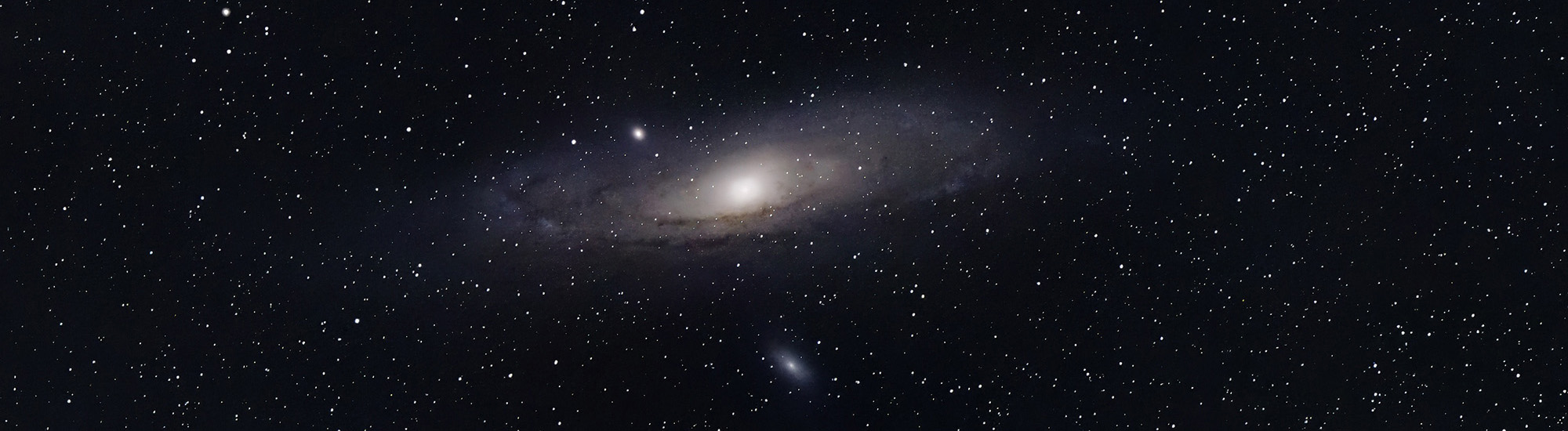 Andromeda-Galaxie mit Sony Alpha 6400, Samyang 135mm f/2 und Star Adventurer 2i.